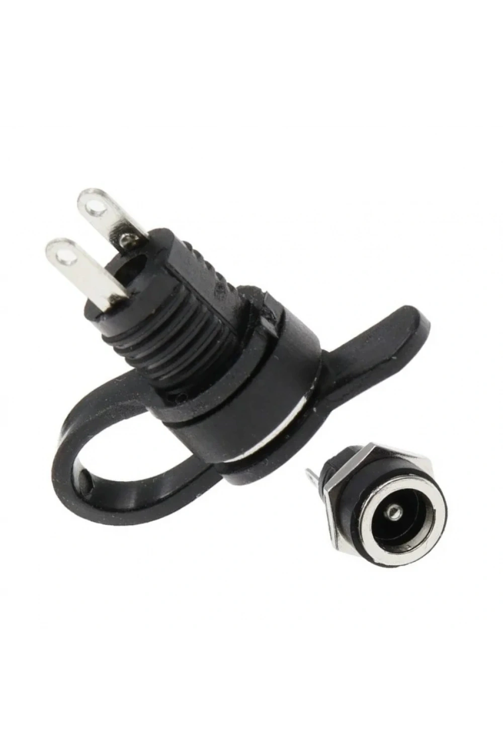 IC-258B 2.1mm DC Somunlu Korumalı Jak 8mm