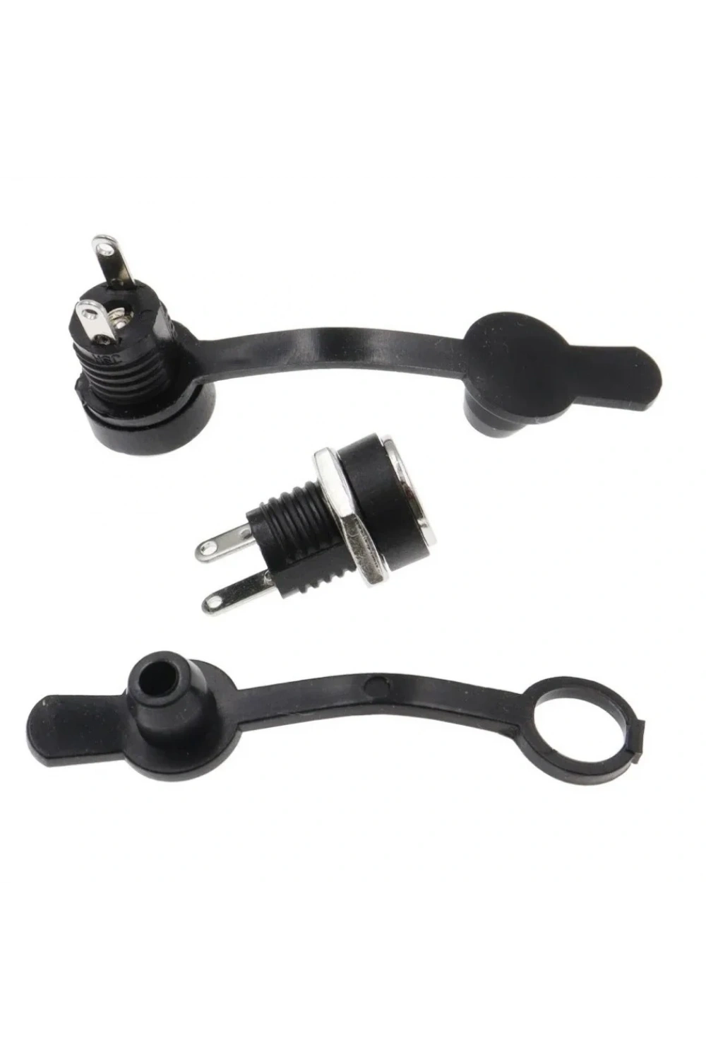 IC-258B 2.1mm DC Somunlu Korumalı Jak 8mm