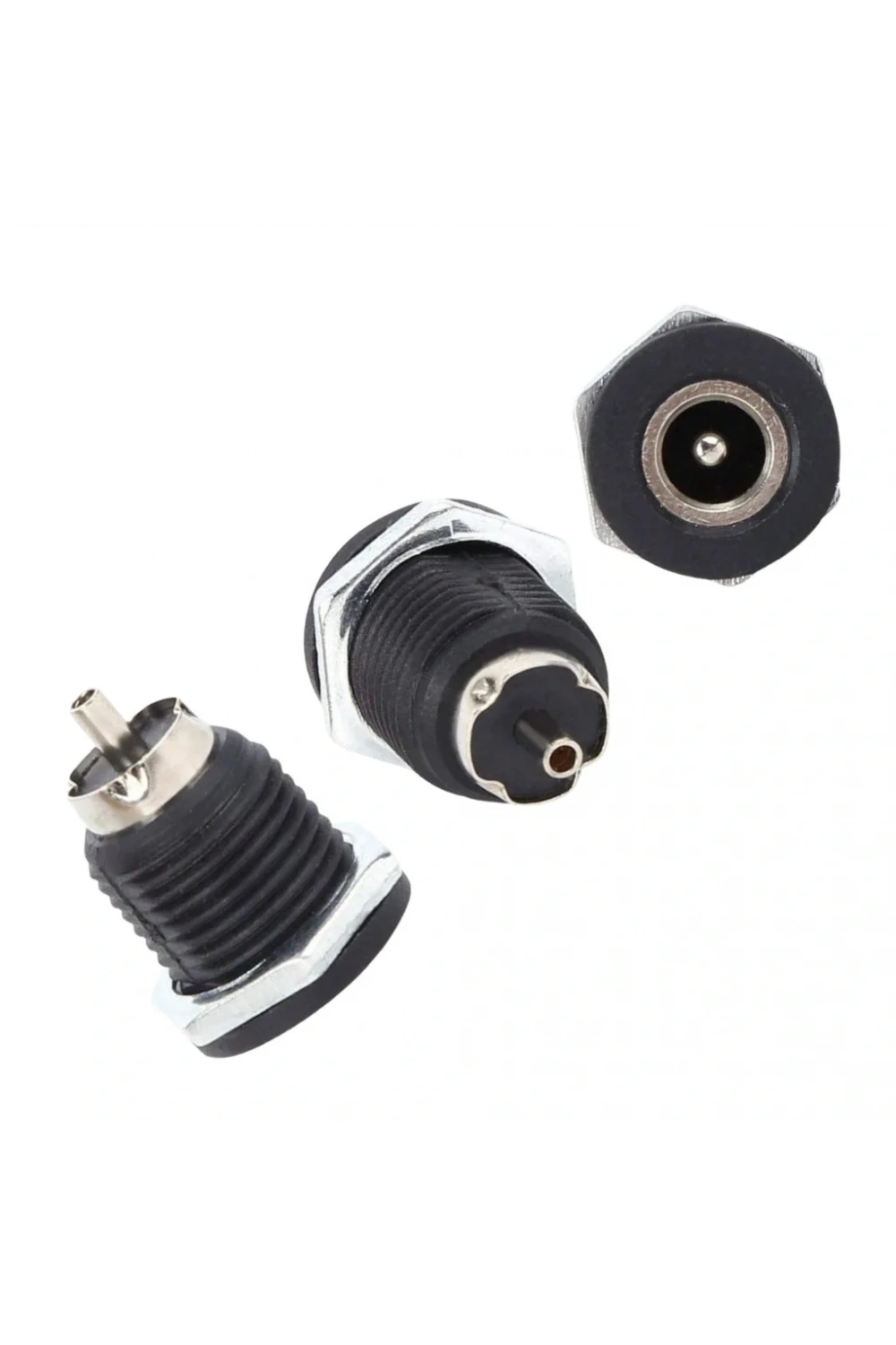 IC-258C DC Jak 2.1mm İçi Metal Ø12mm