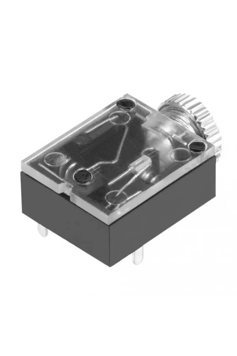 IC-259 Stereo Şase 3.5mm Jak Konnektör Somunlu