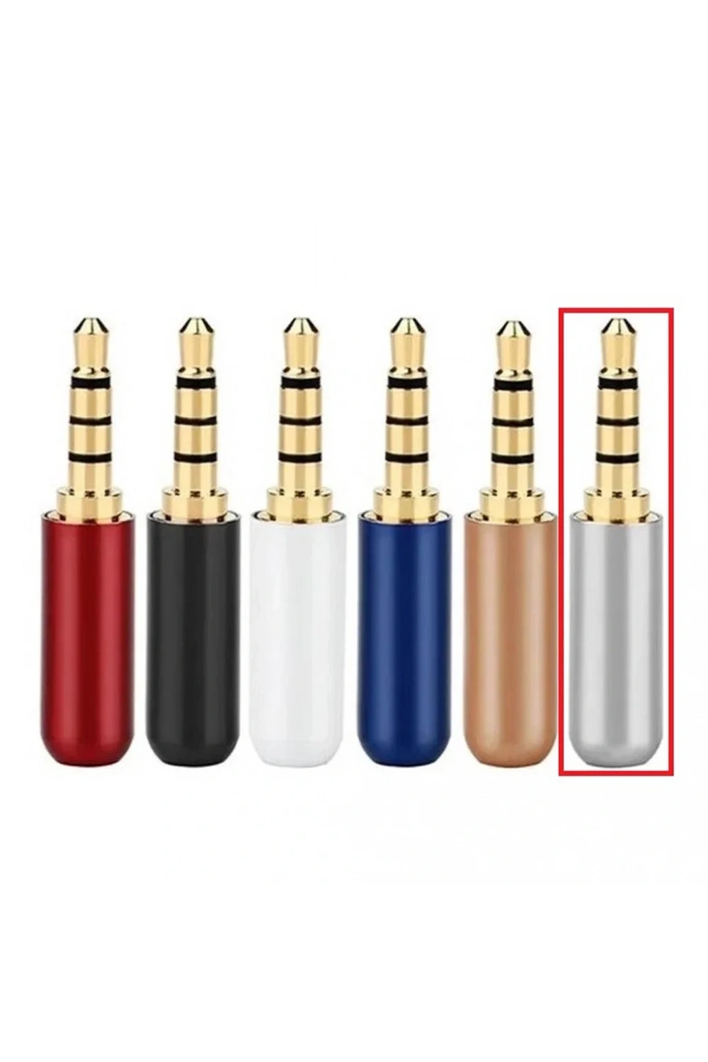 IC-261E 3.5mm Jak 4 Boğumlu Gümüş