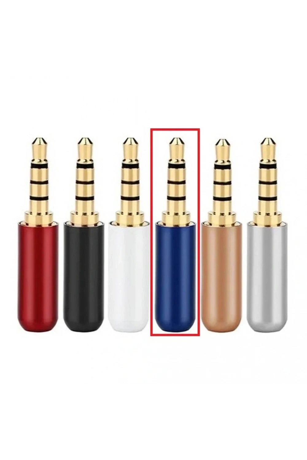 IC-261E 3.5mm Jak 4 Boğumlu Mavi