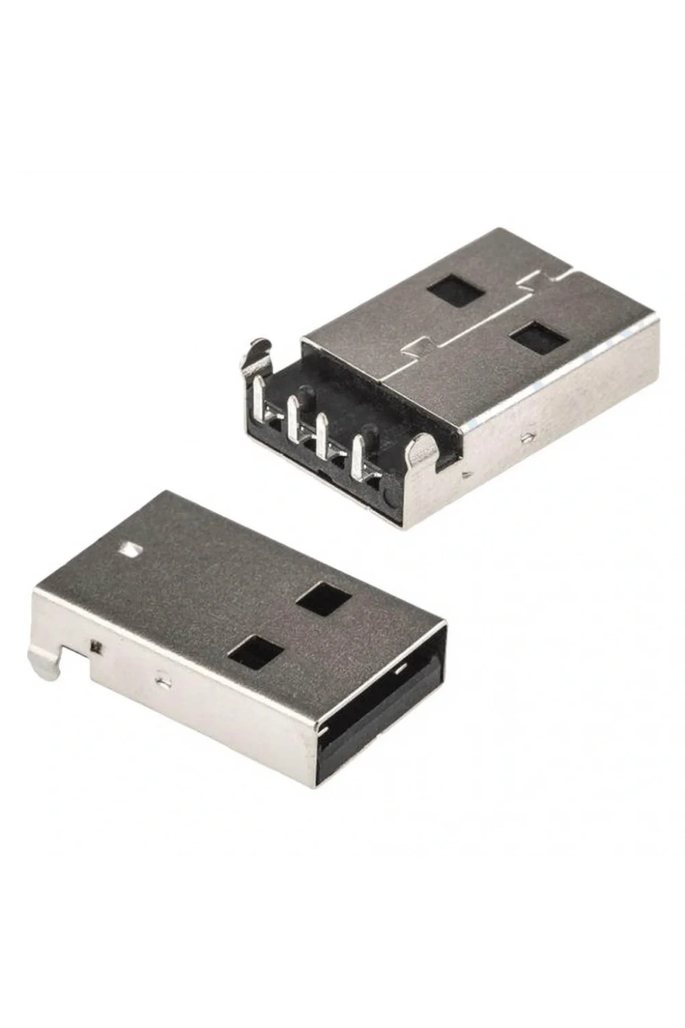 IC-264 USB Şase A Tip 90° Erkek Konnektör