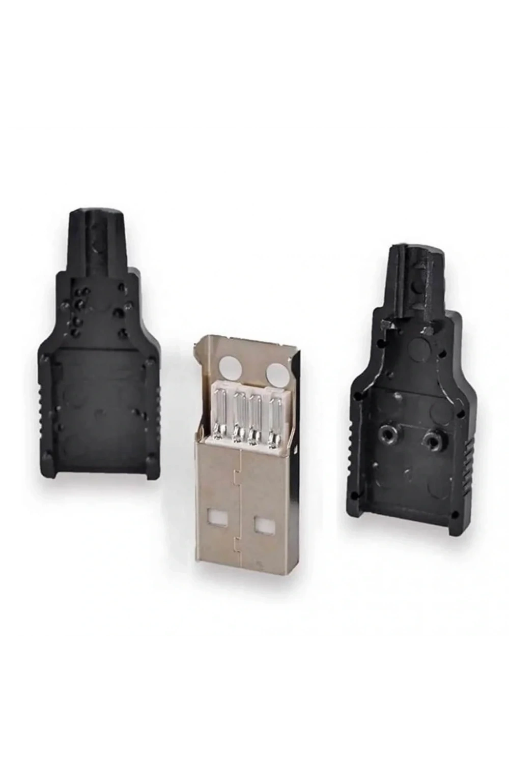 IC-264A USB A Tip Seyyar Kapaklı Erkek USB Soketi