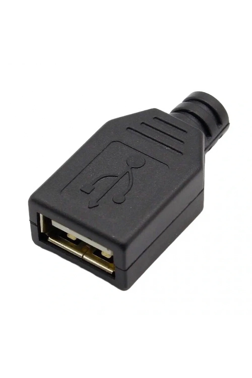 IC-265F USB A Tip Seyyar Kapaklı Dişi USB Soketi