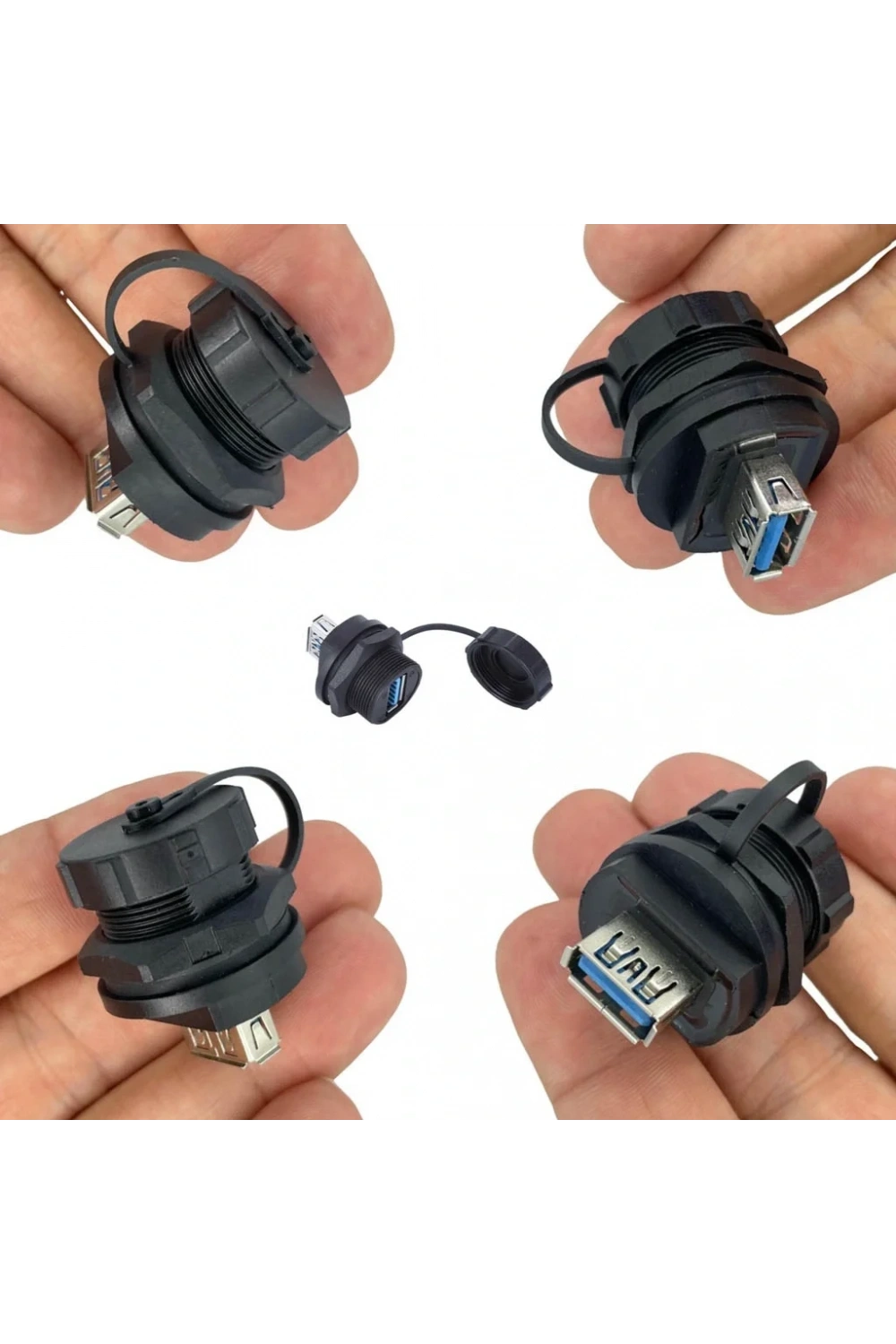 IC-265W Su Geçirmez Şase Pano Tip USB 3.0 Adaptör
