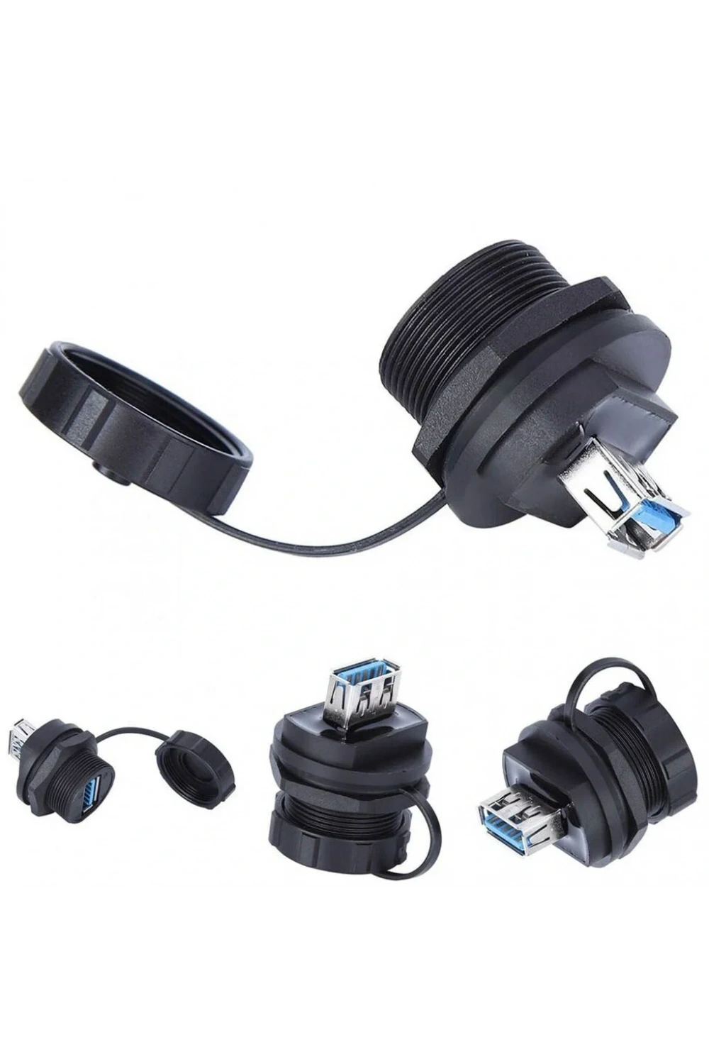 IC-265W Su Geçirmez Şase Pano Tip USB 3.0 Adaptör