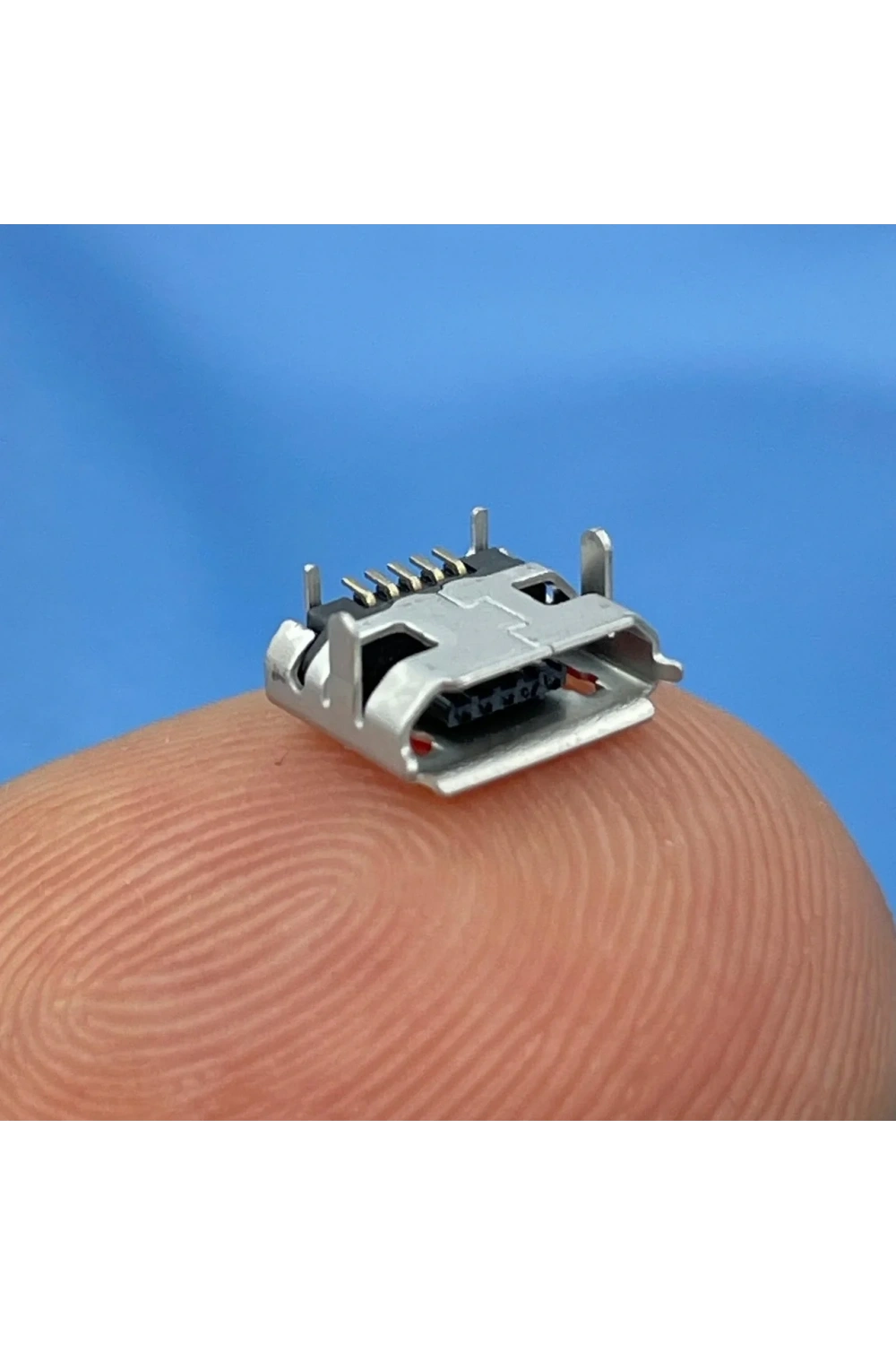 IC-266A-1 Micro USB Konnektör Mikro USB Soket 4 Şase 5 Pin