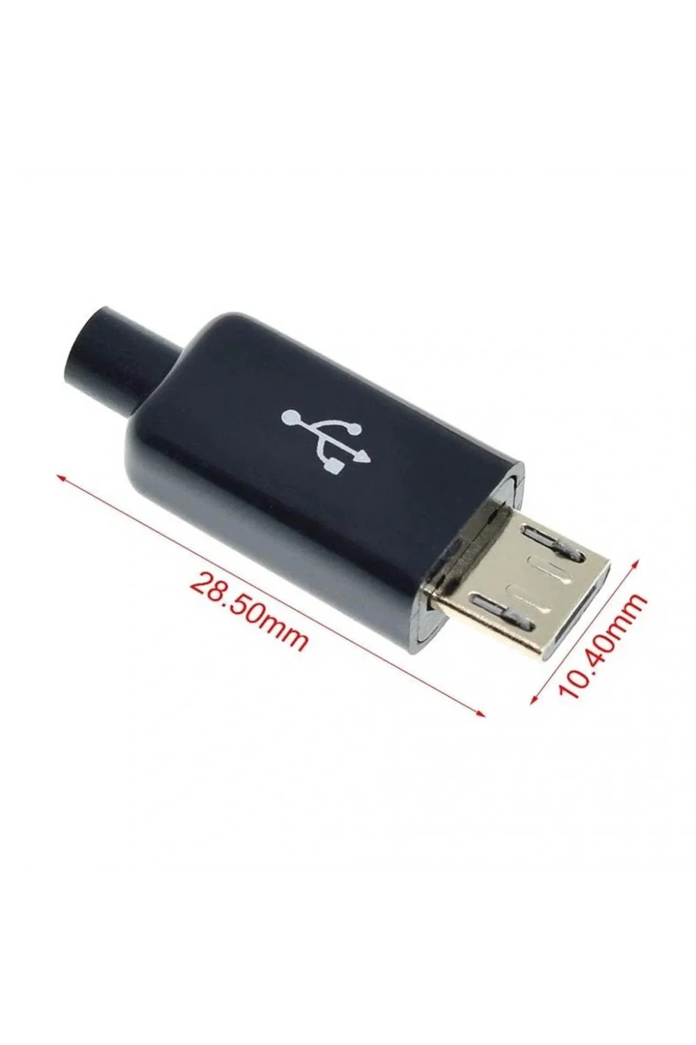 IC-266A-5 Erkek Micro USB Konnektör Seti Şarj Kablo Soketi