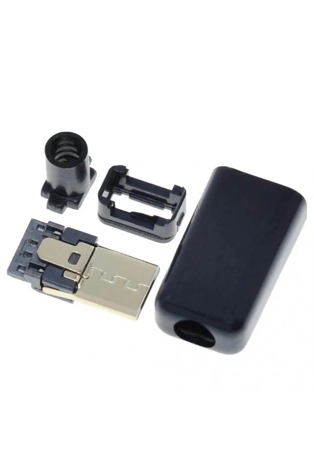 IC-266A-5 Erkek Micro USB Konnektör Seti Şarj Kablo Soketi