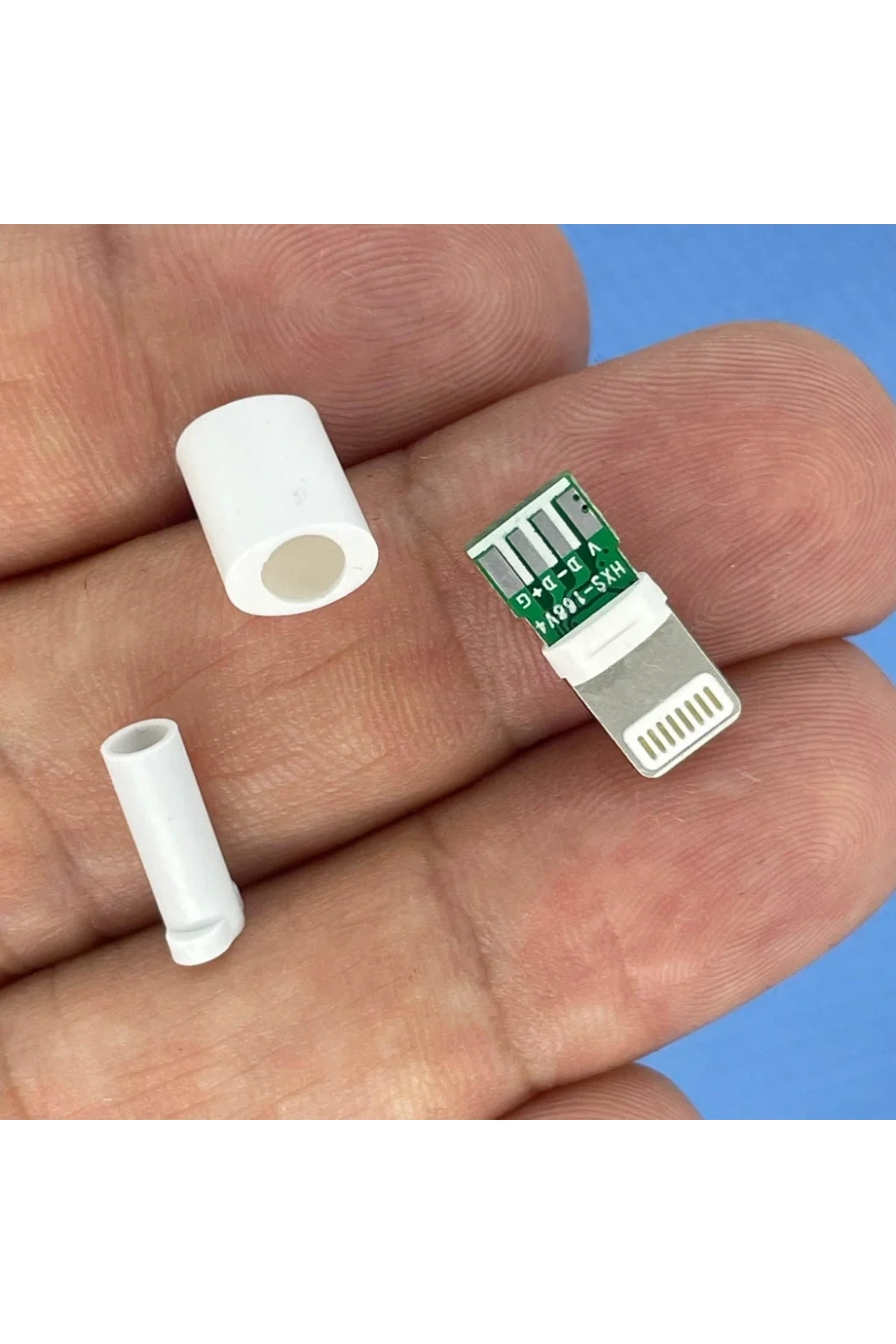 IC-266B-2 Erkek iphone Lightning Şarj Soketi Kablo Tipi Konnektör Seti