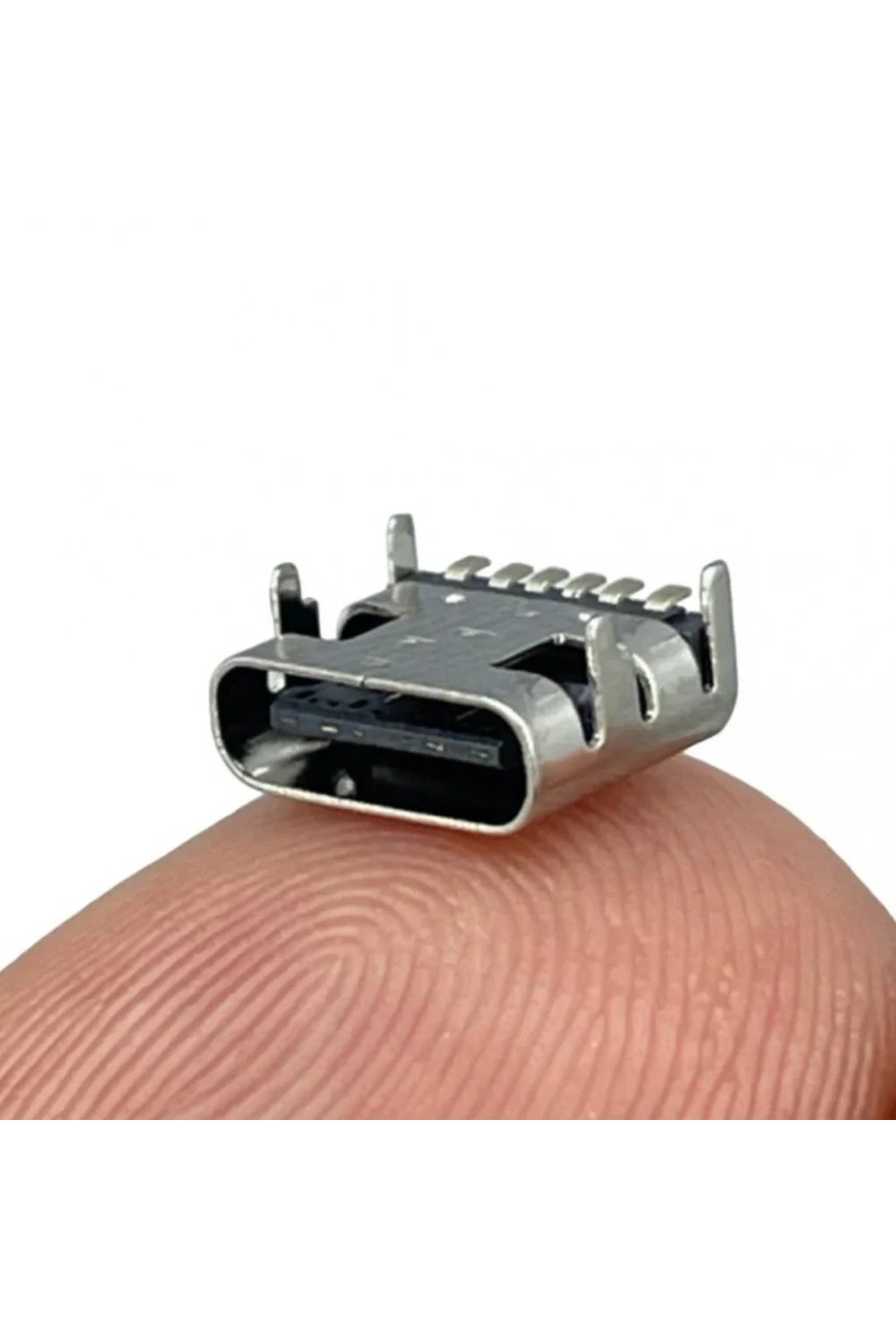 IC-266B-3 Dişi Type-C Soket USB-C Konnektör Şase 6 Pin
