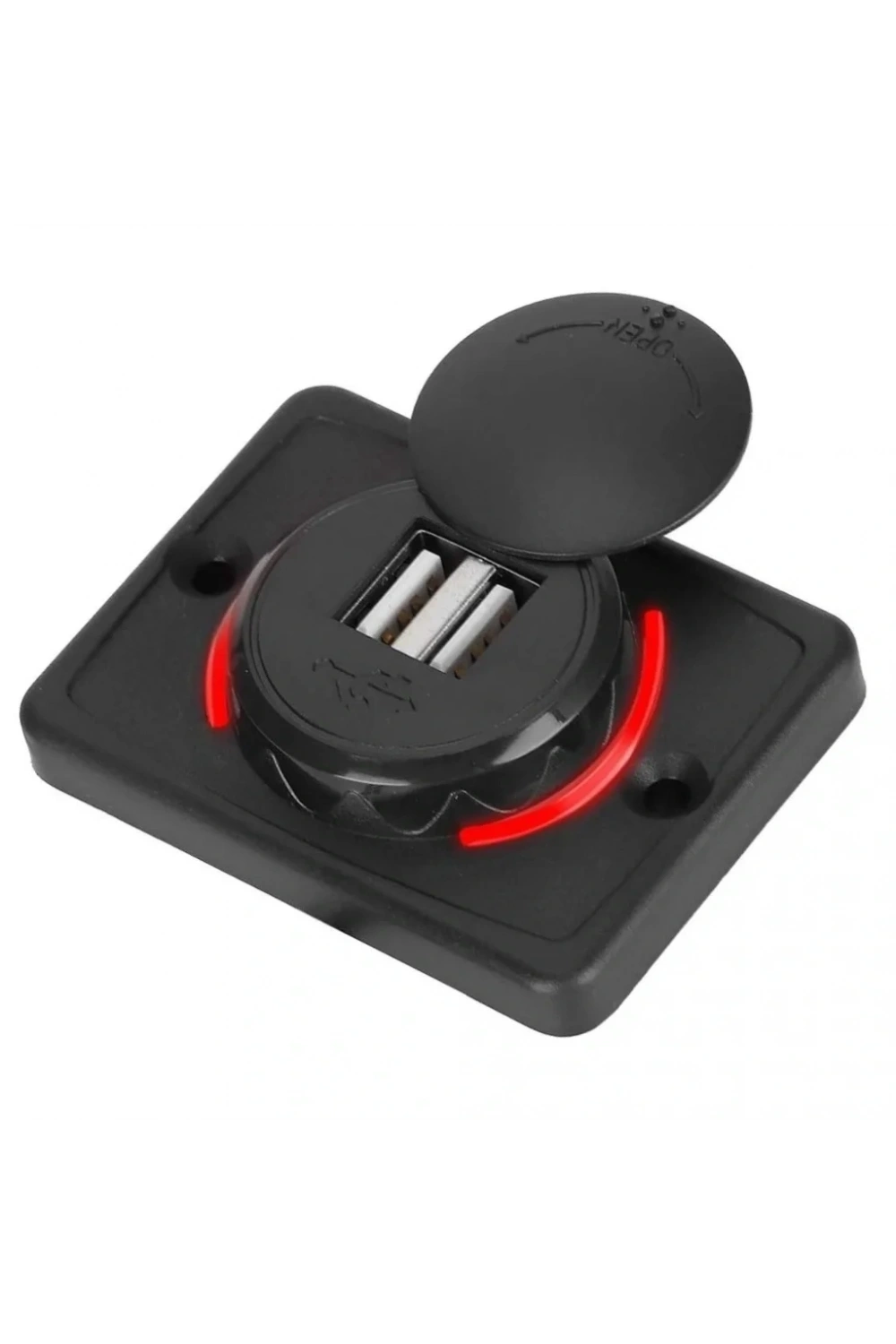 IC-266C-2 Pano Tip İkili USB Kulaklı - Şarj Soketi