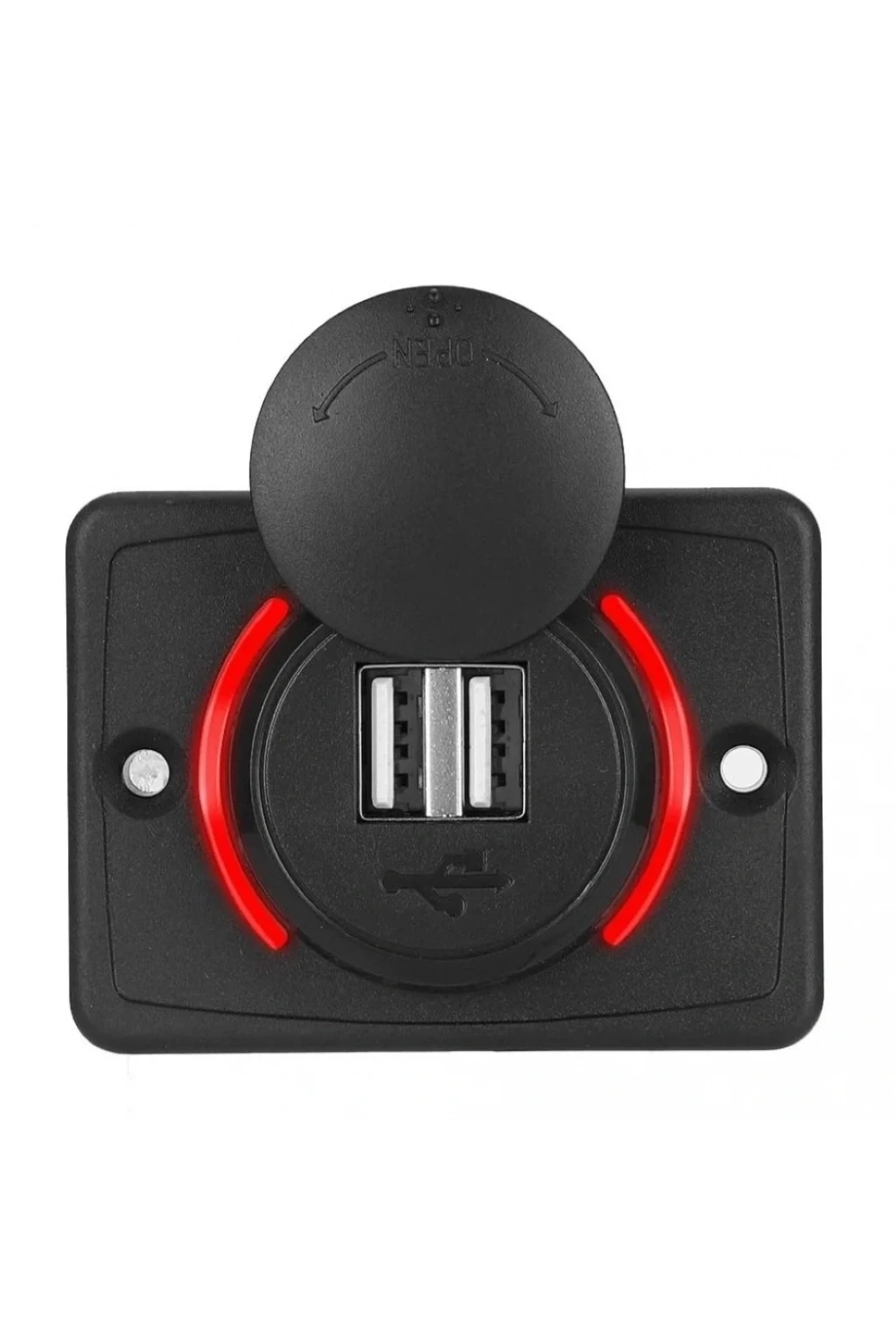 IC-266C-2 Pano Tip İkili USB Kulaklı - Şarj Soketi