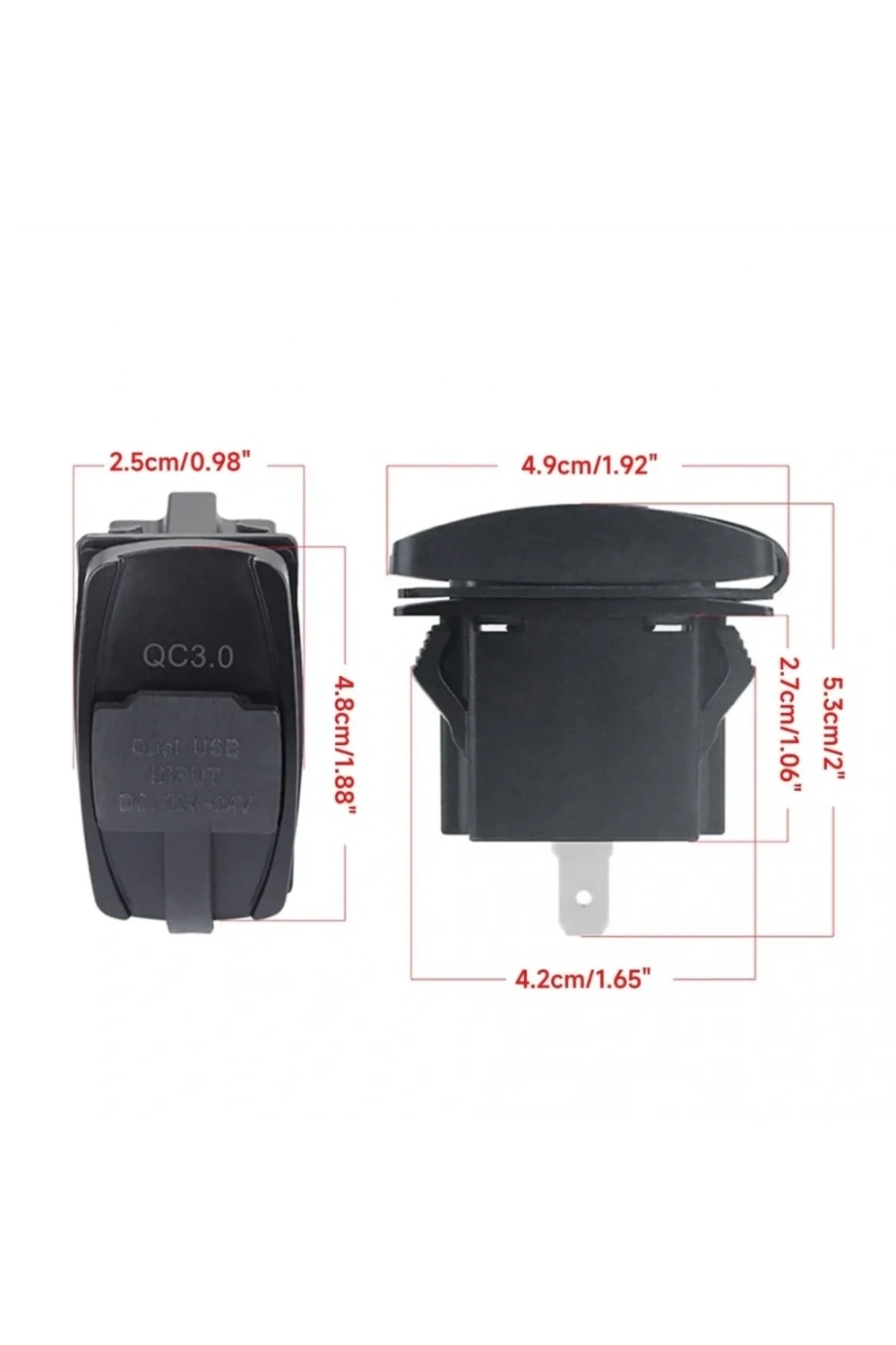 IC-266C-4 Marin Tip İkili USB 3.0 + Type-C Şarj Soketi
