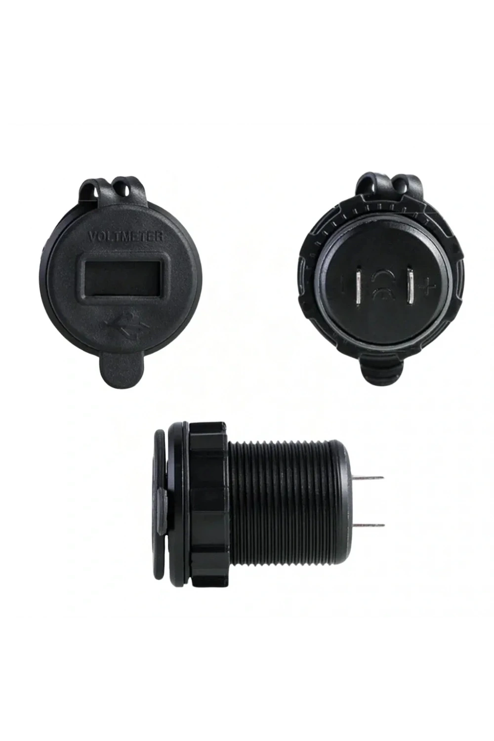 IC-266D Pano Tipi Voltmetreli 2li USB