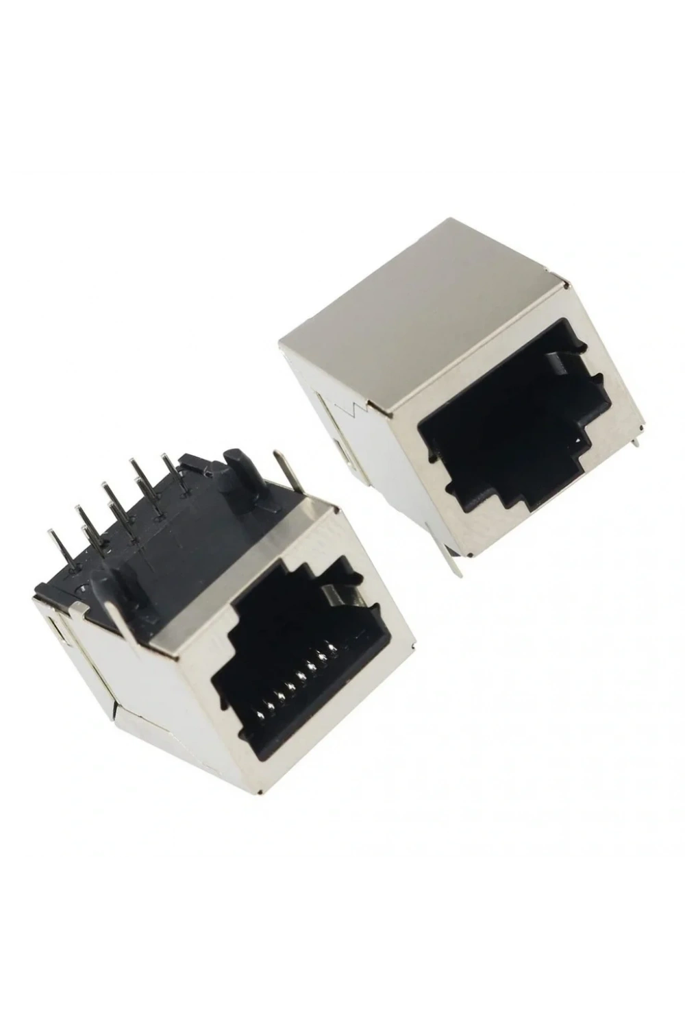 IC-266H-5 RJ45 Şase PCB Ucu 90° RJ45 Konektör
