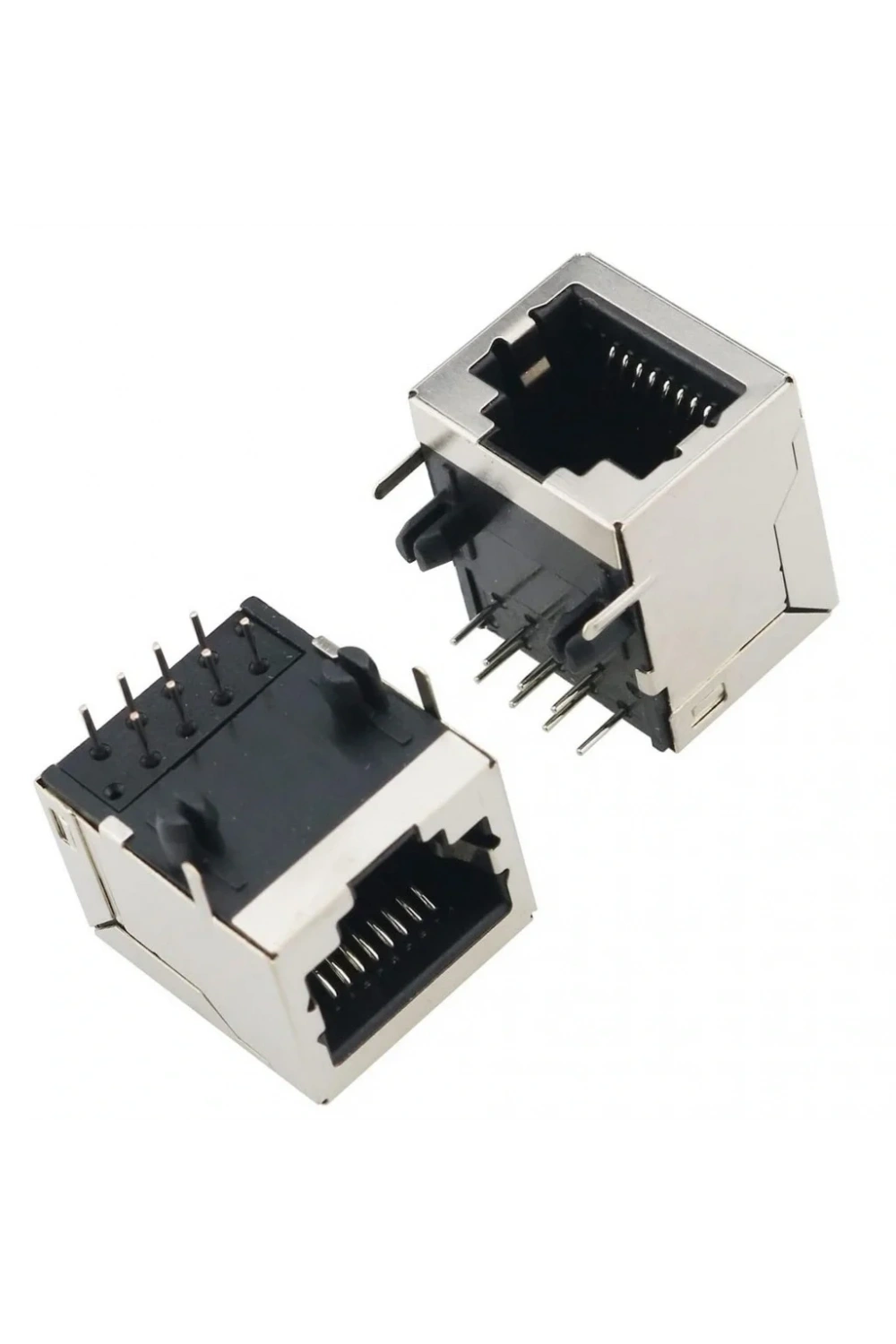 IC-266H-5 RJ45 Şase PCB Ucu 90° RJ45 Konektör