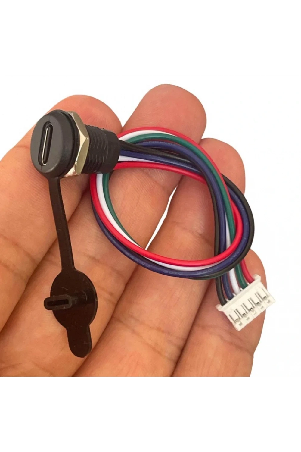 IC-266T-2 Pano Tip Type-C Şase Dişi Soket 5P ( Şarj + Data )