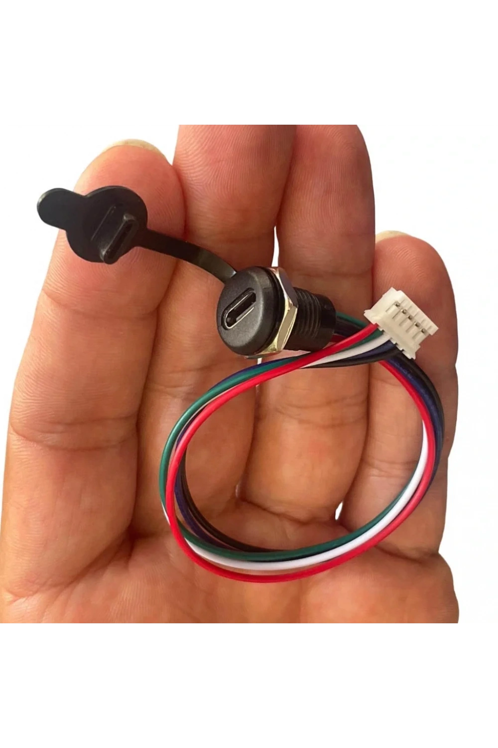 IC-266T-2 Pano Tip Type-C Şase Dişi Soket 5P ( Şarj + Data )