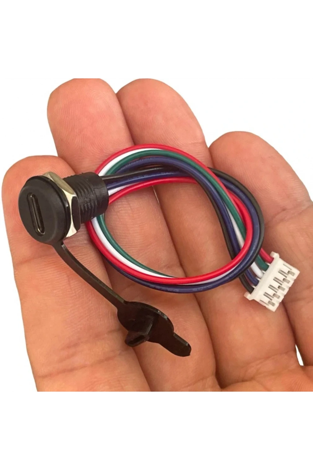 IC-266T-2 Pano Tip Type-C Şase Dişi Soket 5P ( Şarj + Data )