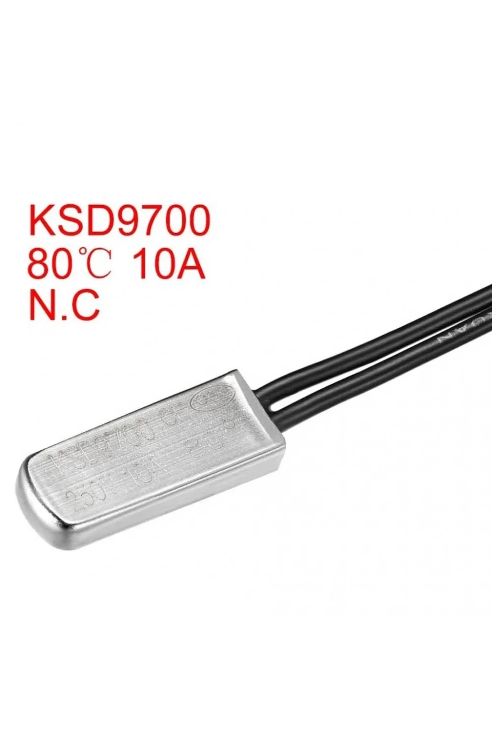 IC-270 Termostat Kablolu Tip Normalde Kapalı KSD9700 NC 10A 80C
