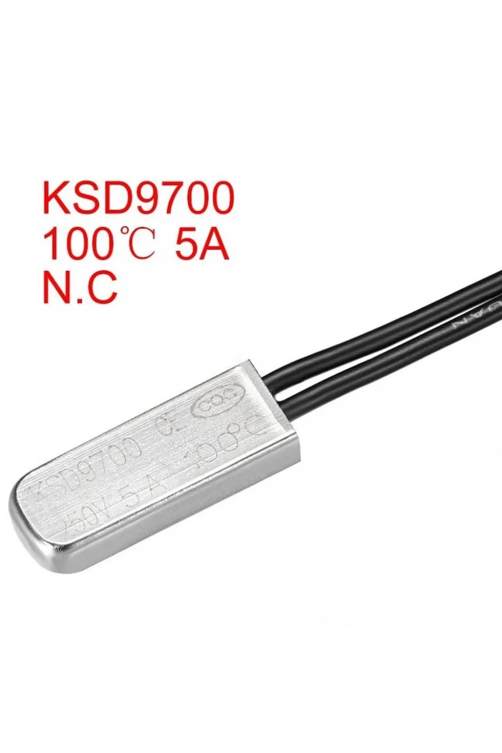 IC-270 Termostat Kablolu Tip Normalde Kapalı KSD9700 NC 5A 100C
