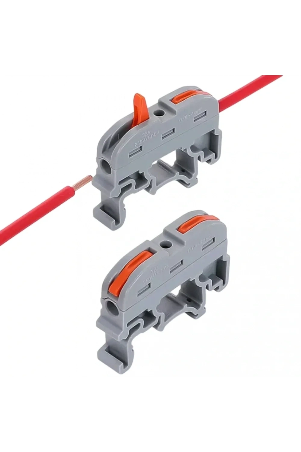 IC-272A Ray Tipi Hızlı Bağlantı Klemensi Konektörü 0.08-4mm2 CH-221