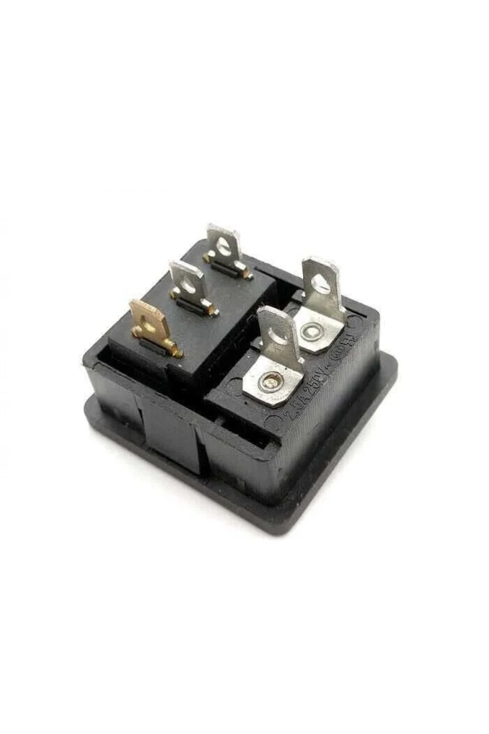 IEC320 2-Pin Erkek Power Soketi - Işıklı Anahtarlı