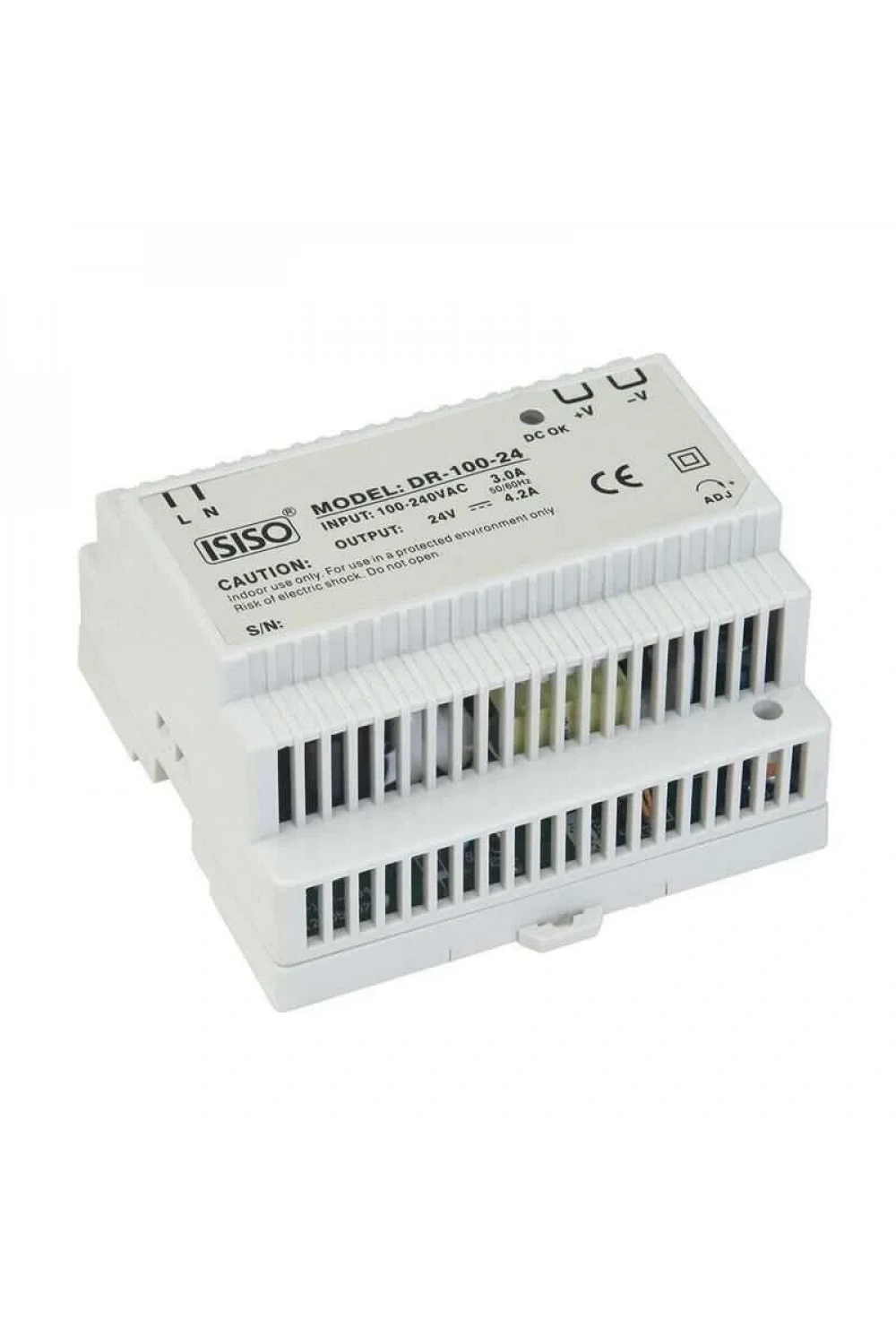 IEDR-150-12 - 150W 12VDC 12.5A Raya Montajlı Güç Kaynağı