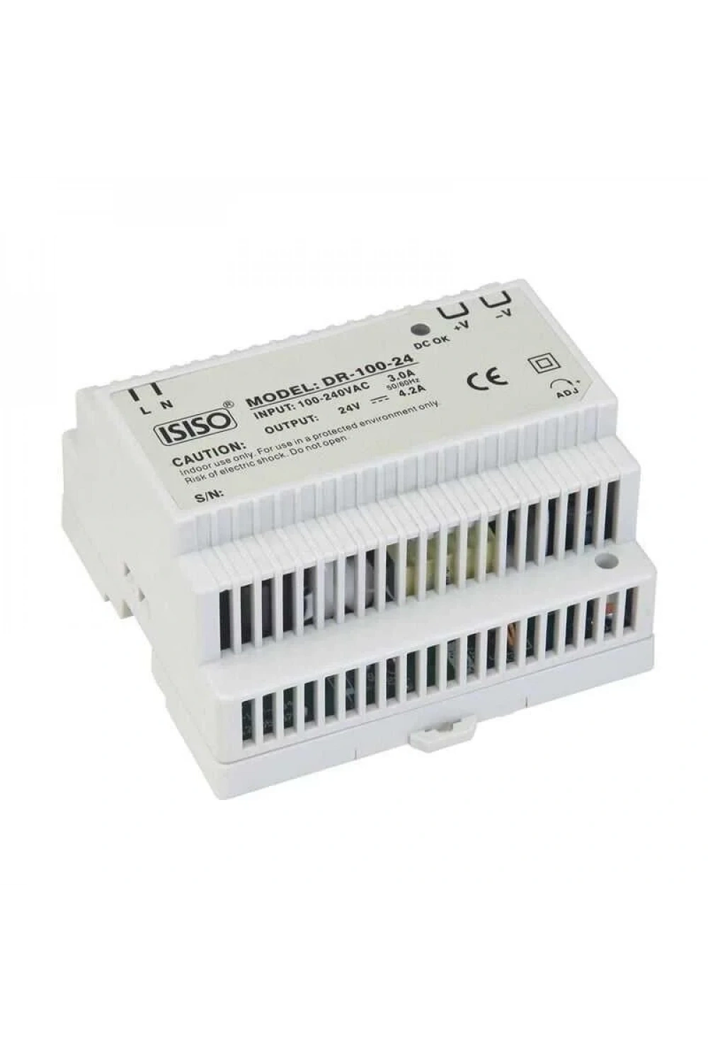 IEDR-150-24 - 150W 24VDC 6.5A Raya Montajlı Güç Kaynağı