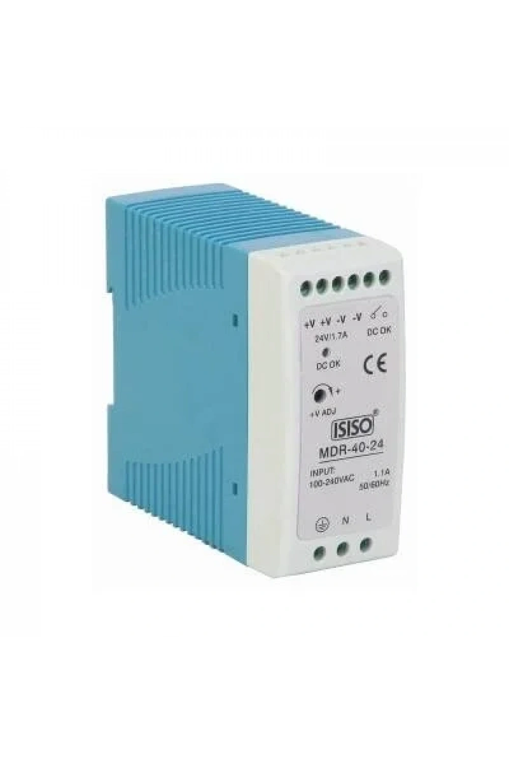 IMDR-40-05 - 40W 5VDC 6A Raya Montajlı Güç Kaynağı