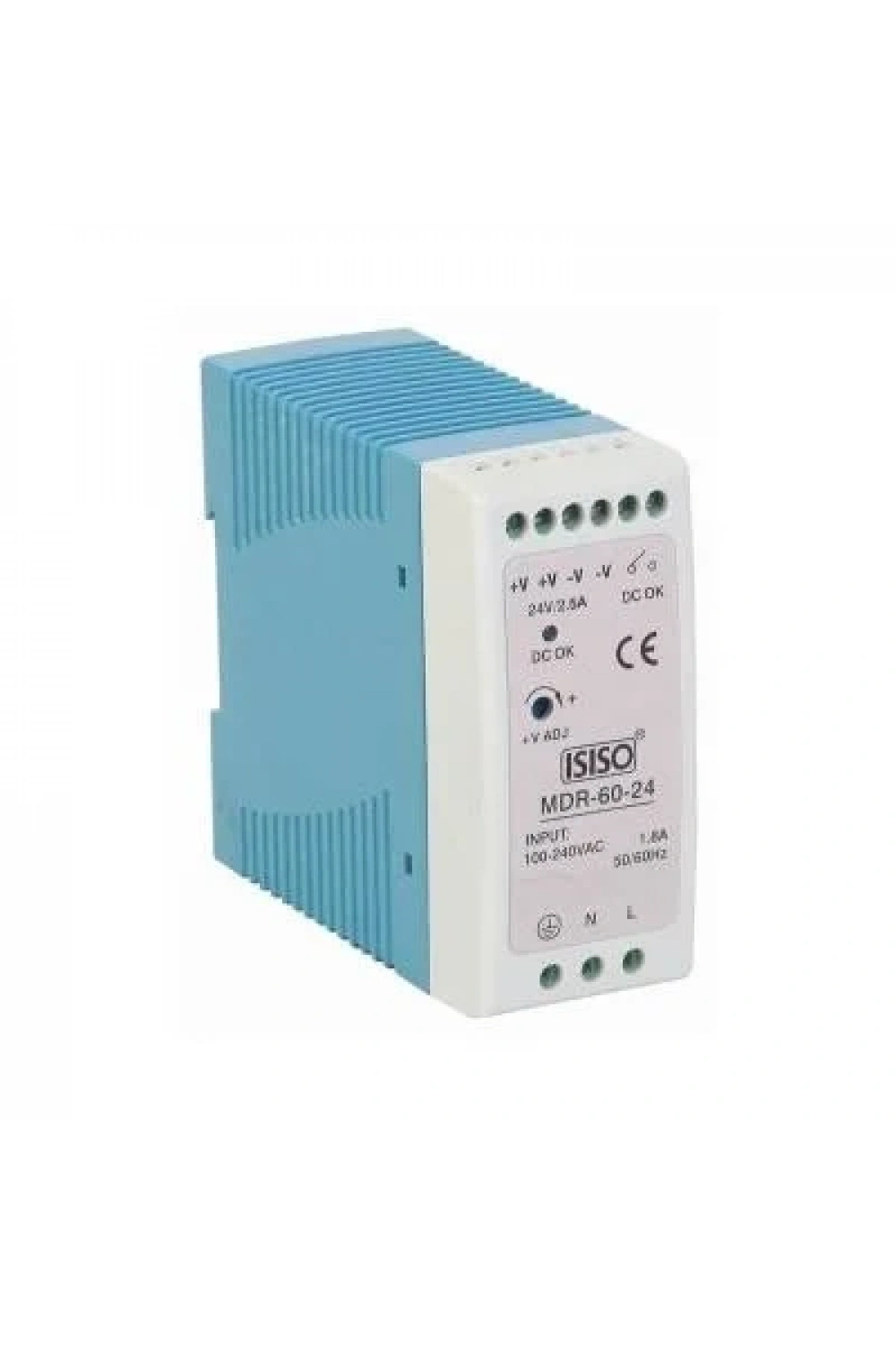 IMDR-60-12 - 60W 12VDC 5A Raya Montajlı Güç Kaynağı