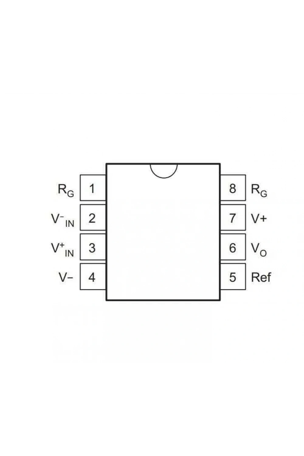 INA128 SOIC-8 Smd Enstrümantasyon Yükselteci Entegresi