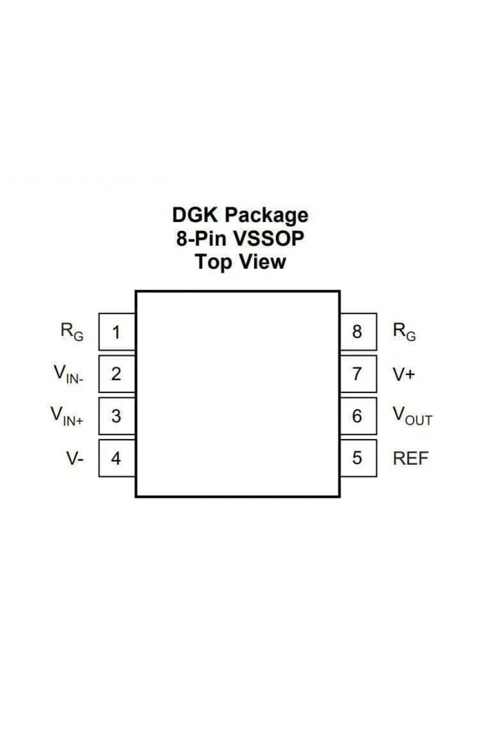 INA333AIDGKR VSSOP-8 Smd Amplifikatör Entegresi