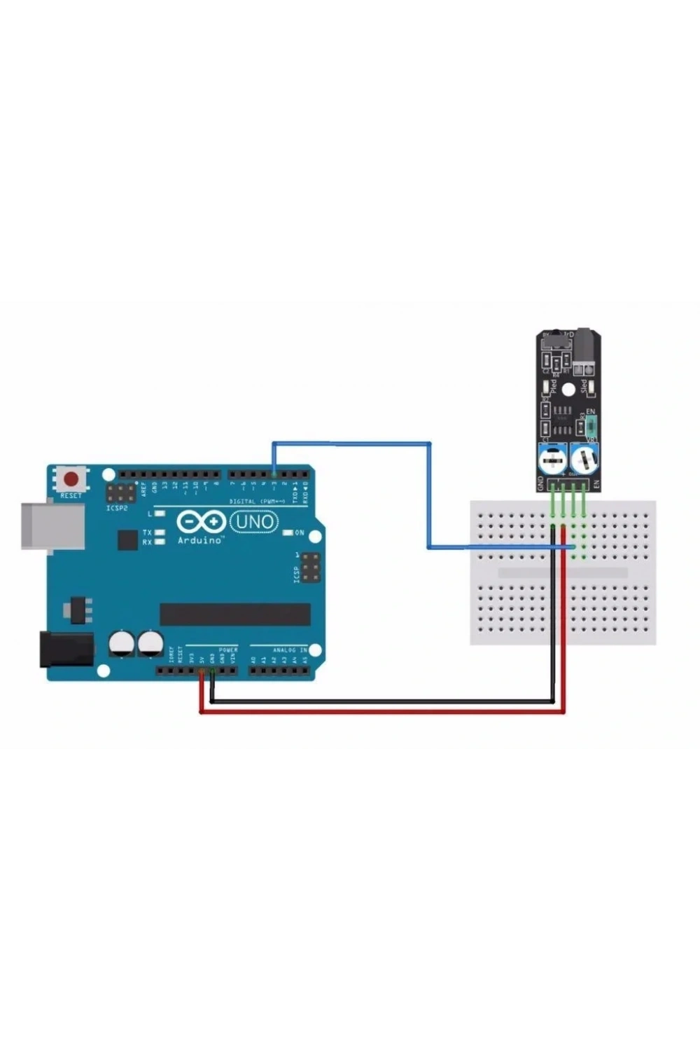IR Kızılötesi Engel Algılama Sensörü 4 Pin KY-032