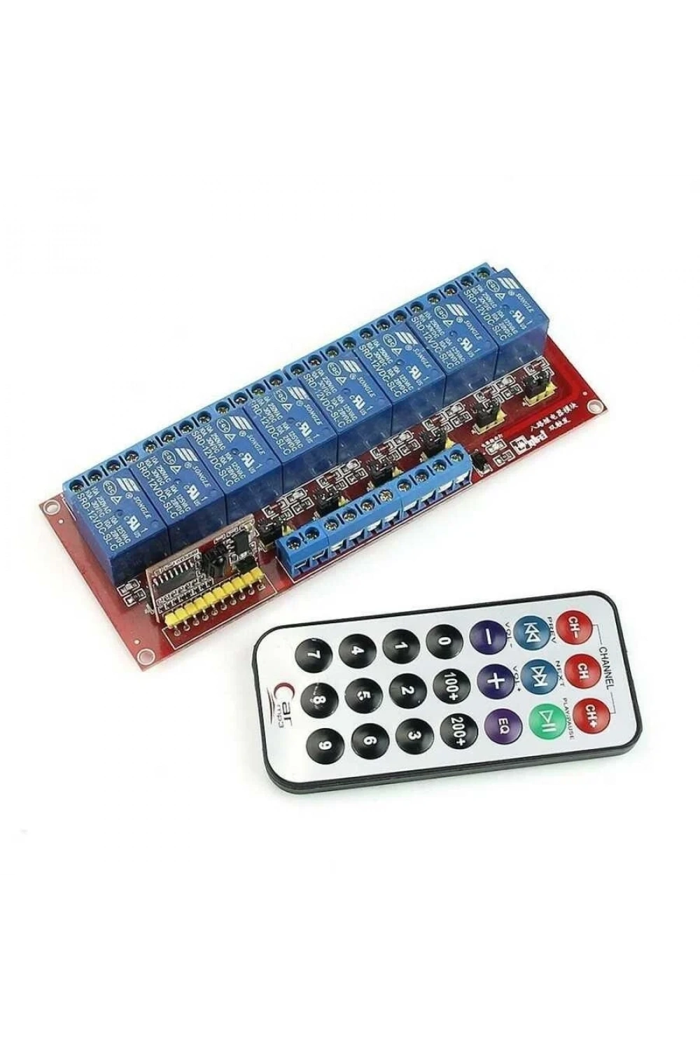 IR Kumandalı Röle Kartı 12V 8 Kanal