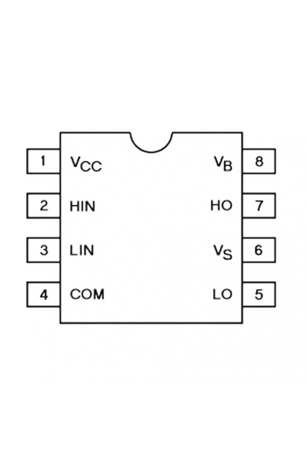IR2101 Smd Mosfet Sürücü Entegresi Soic-8