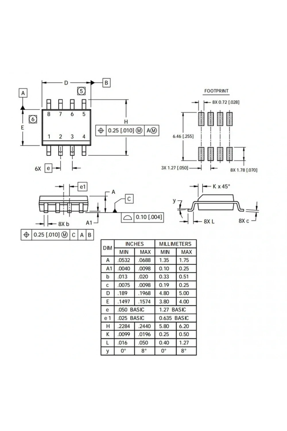 IR2101 Smd Mosfet Sürücü Entegresi Soic-8