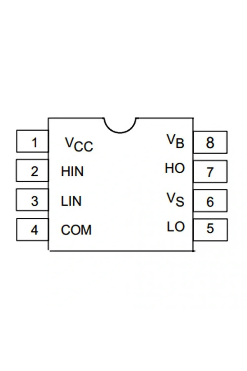 IR2101PBF Mosfet Sürücü Entegresi Dip-8