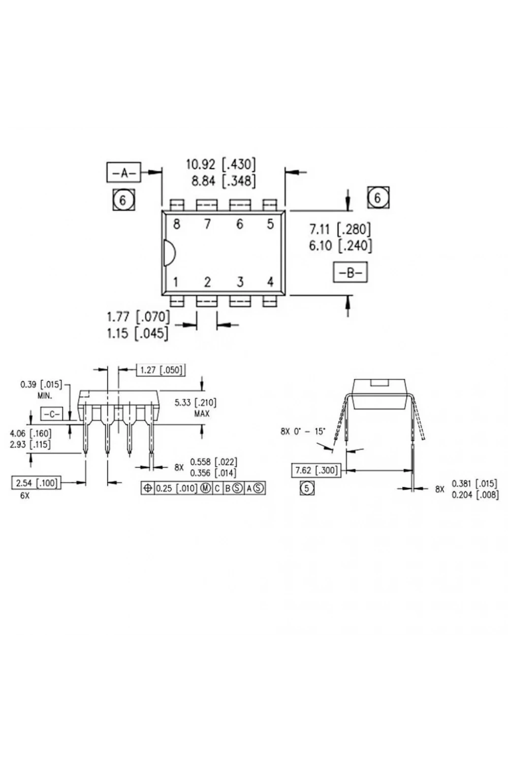 IR2102 Mosfet Sürücü Entegresi Dip-8