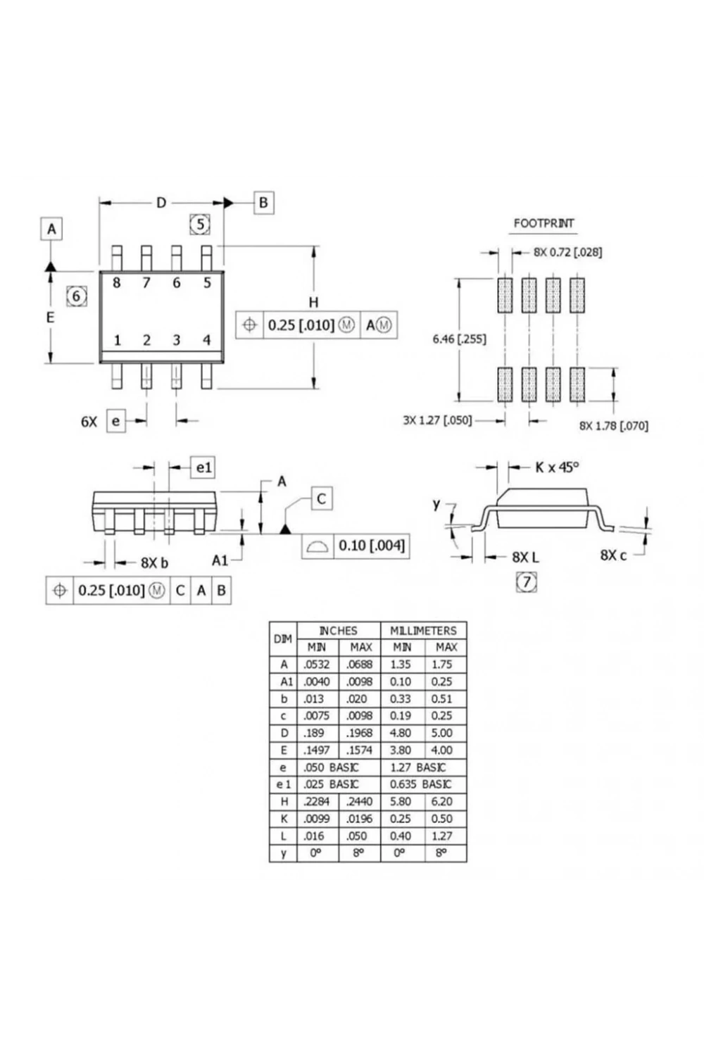 IR2103 Smd Mosfet Sürücü Entegresi Soic-8