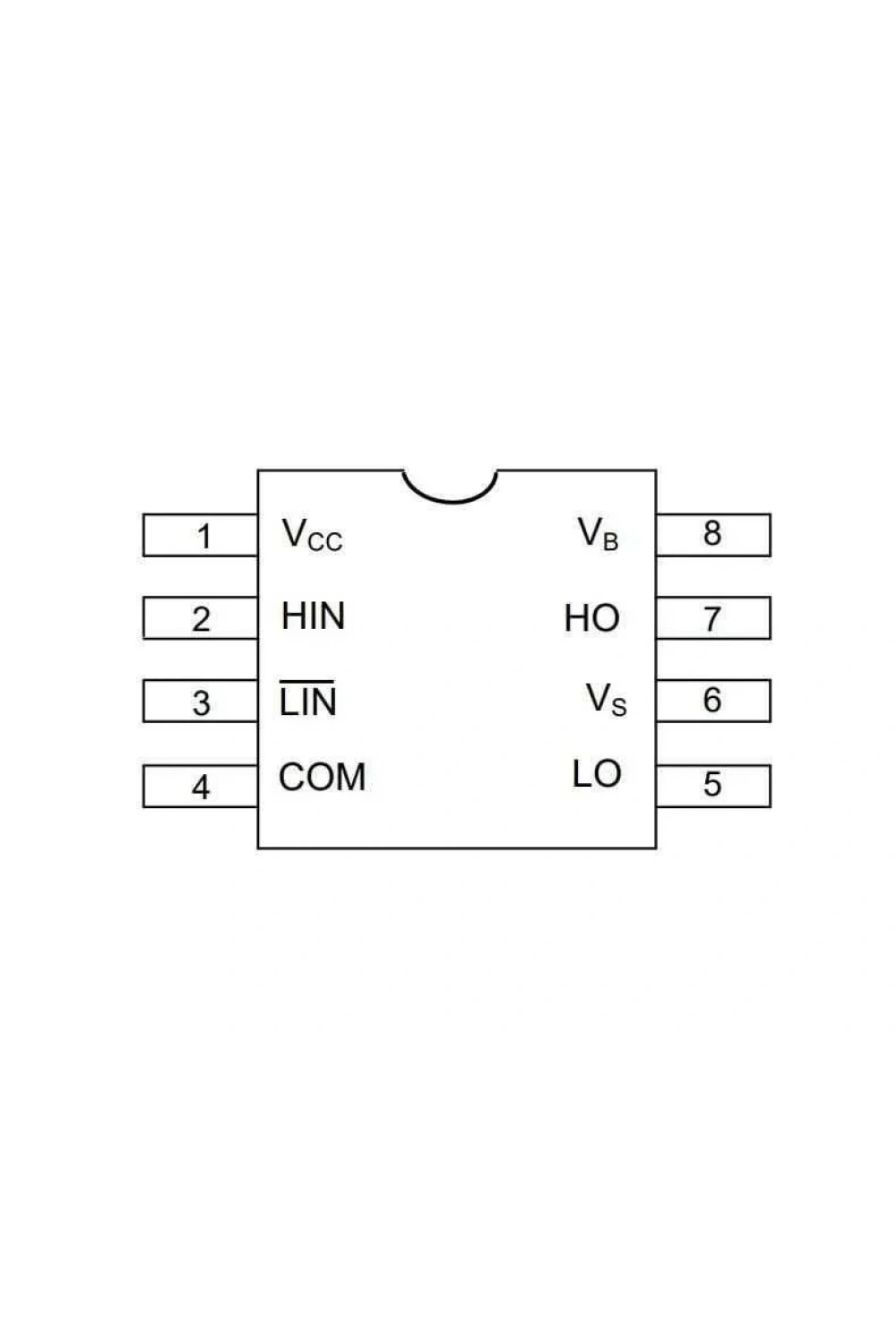 IR2103PBF DIP-8 Mosfet Sürücü Entegresi