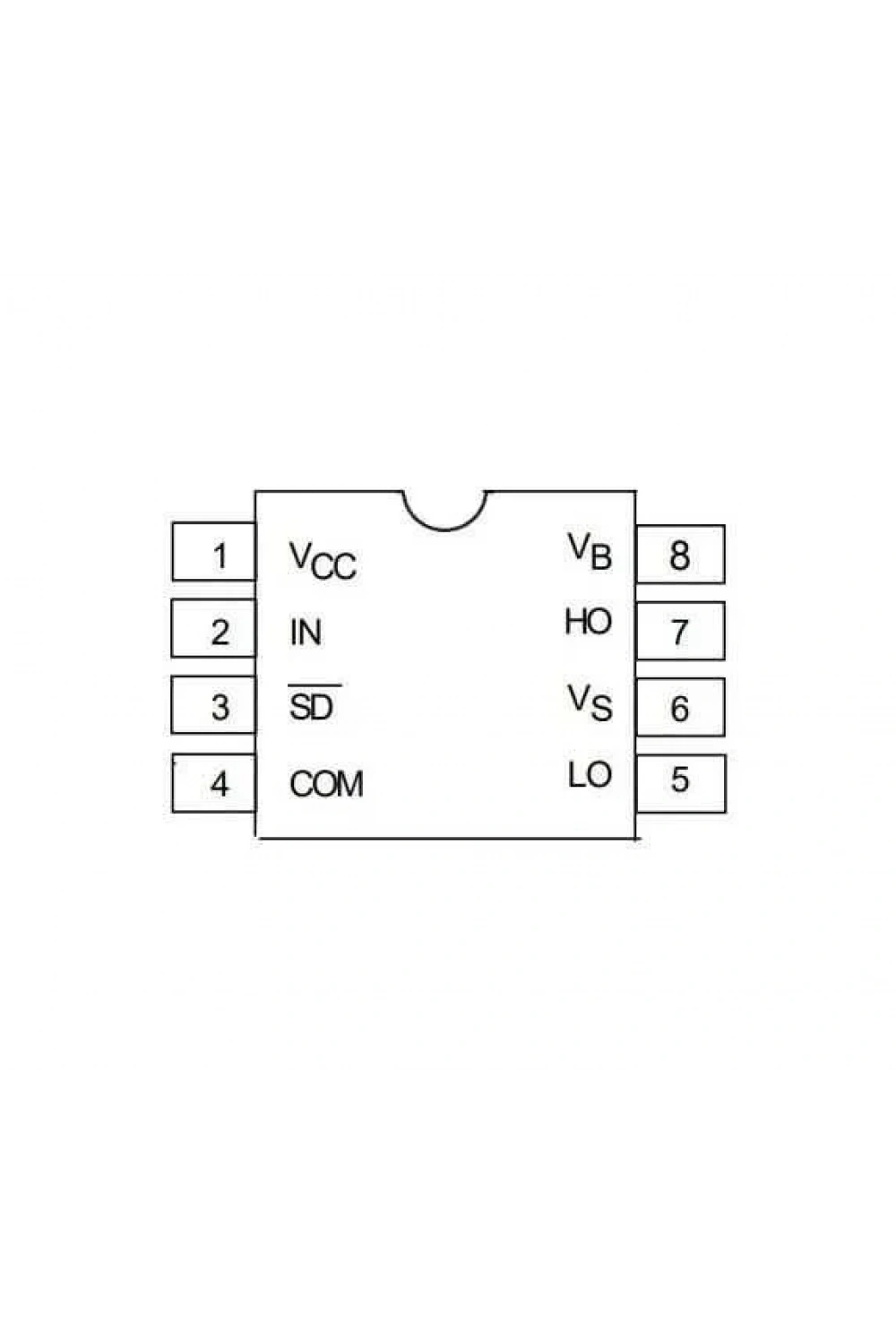 IR2104 SOIC-8 Smd Mosfet Sürücü Entegresi