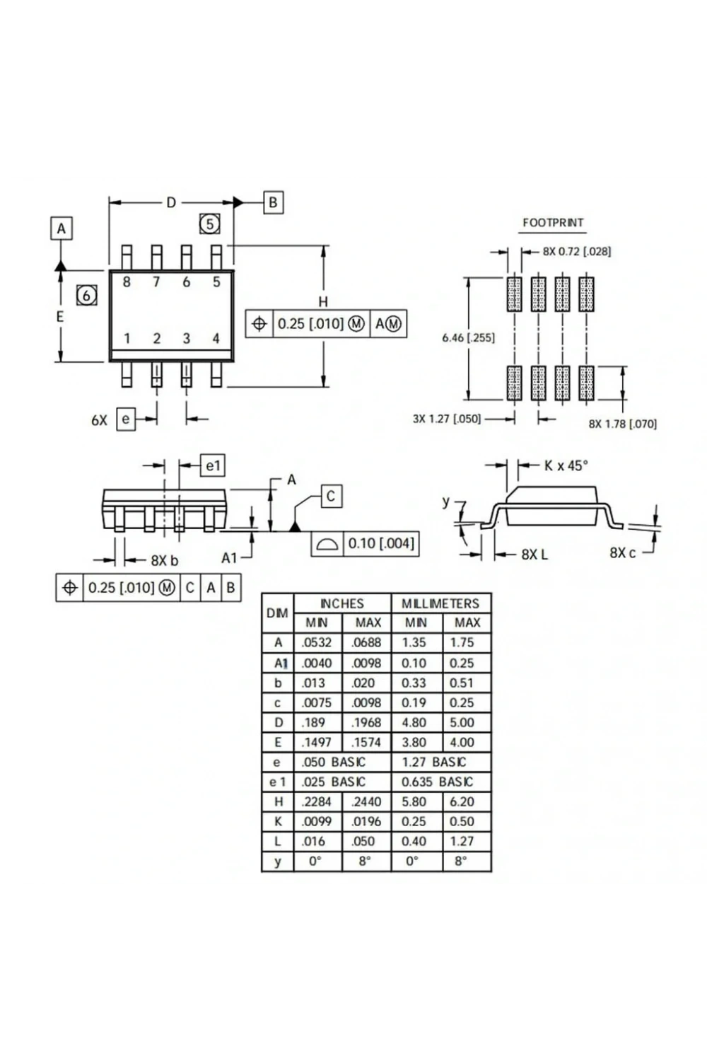 IR2106 Smd Mosfet Sürücü Entegresi Soic-8