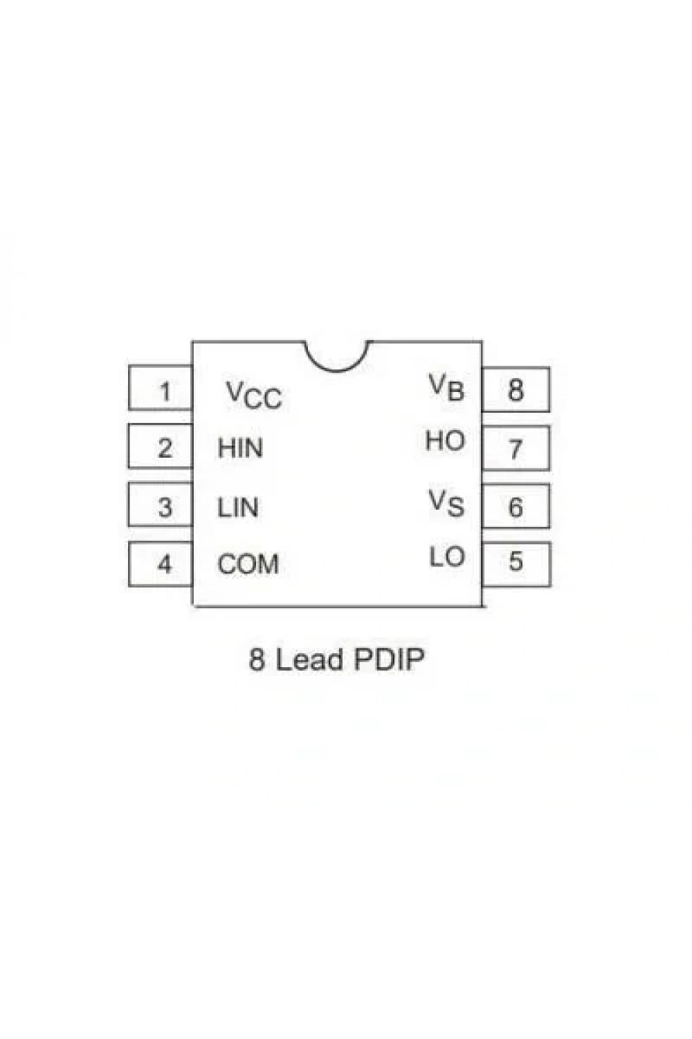 IR2106PBF DIP-8 Mosfet Sürücü Entegresi