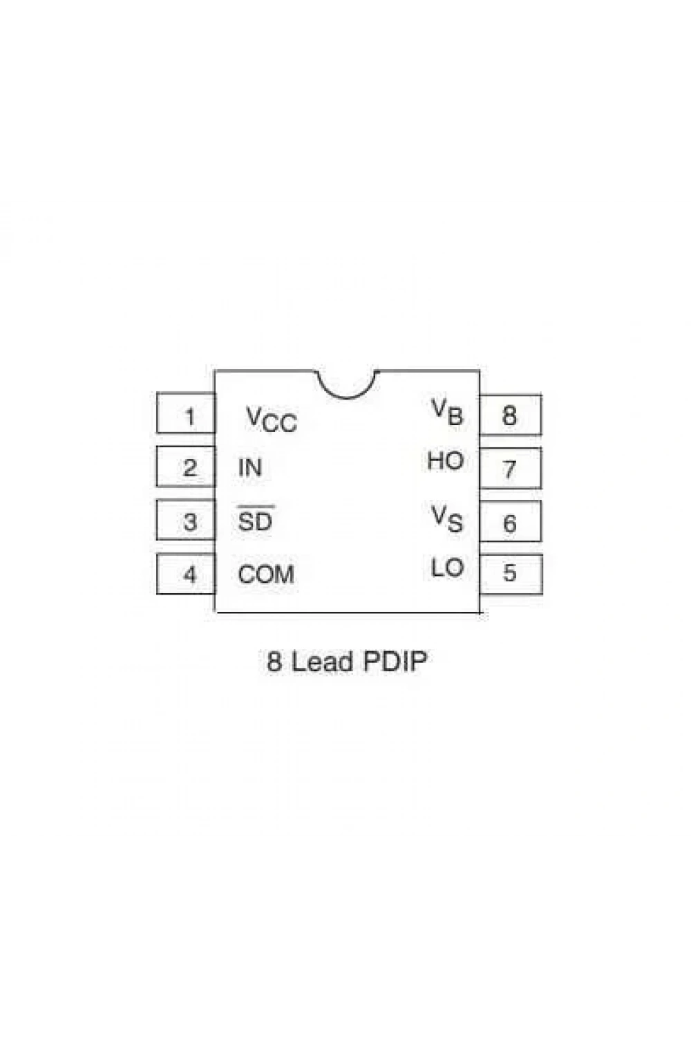 IR2109 DIP-8 Mosfet Sürücü Entegresi
