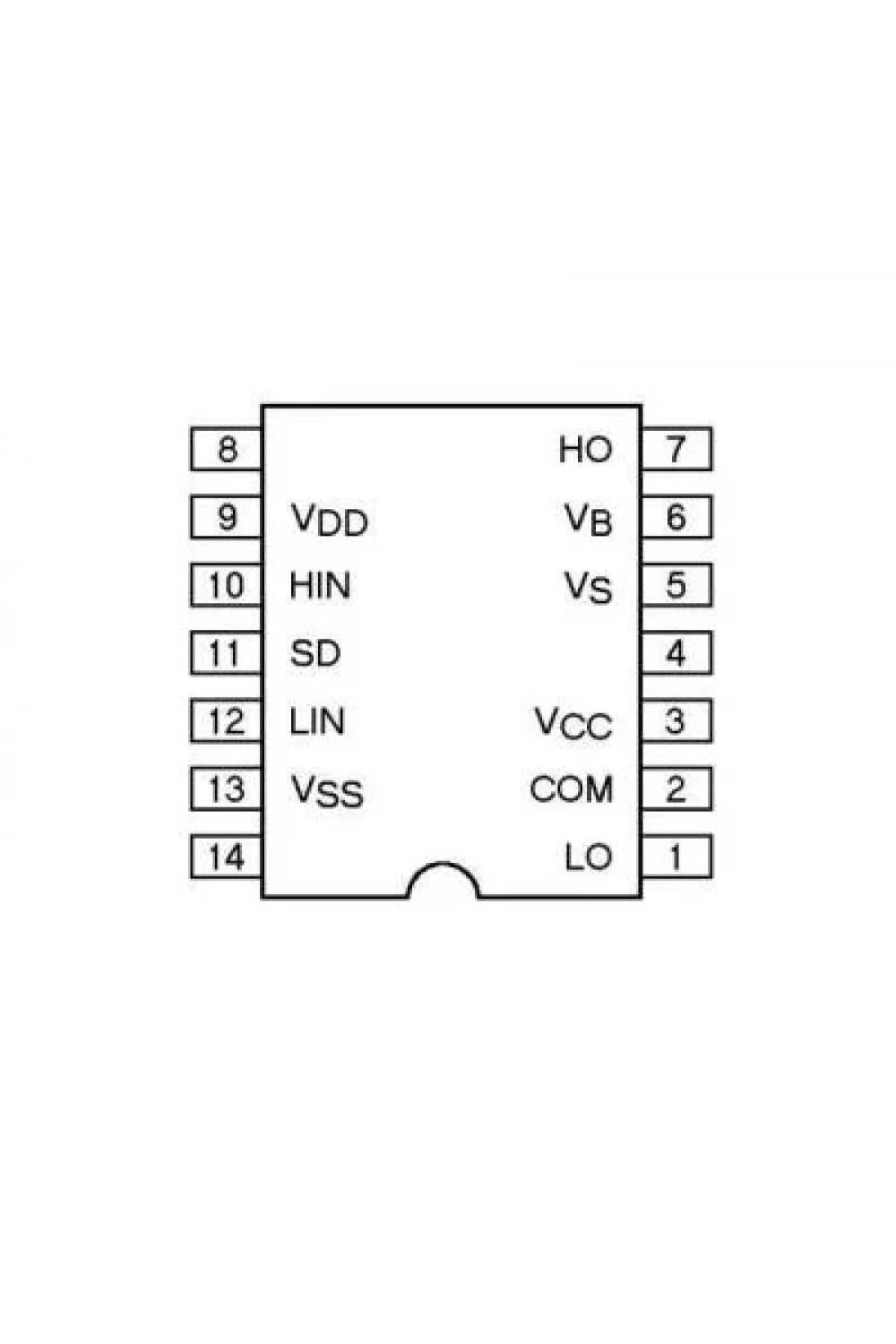 IR2110 DIP-14 Mosfet Sürücü Entegresi