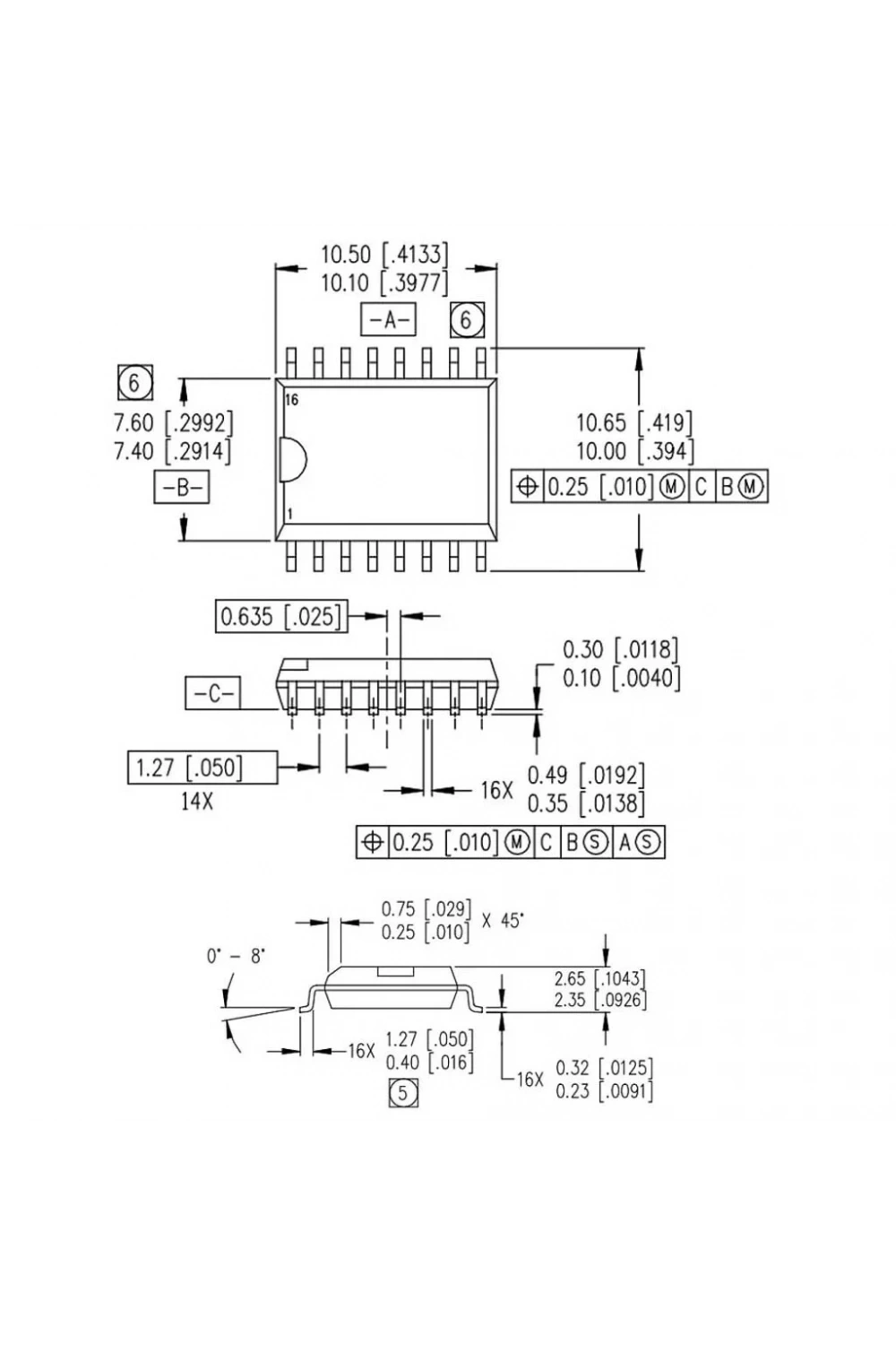 IR2110 Smd Mosfet Sürücü Entegresi Soic-16W