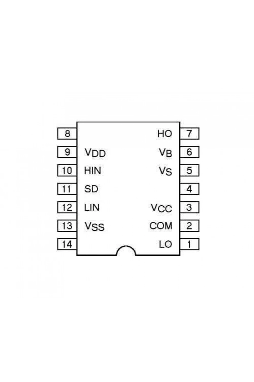 IR2112 DIP-14 Mosfet Sürücü Entegresi